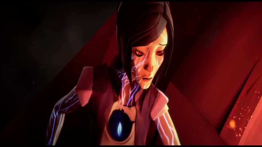 Short Cartoon Blue and Roza- cartoon in 