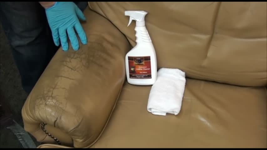 FIX CRACKING LEATHER - LEATHER REPAIR VIDEO