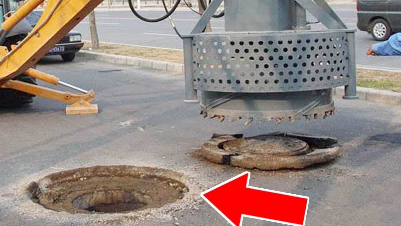 Extreme and Fast Manhole Reparation in Germany With Brand New ACO Manhole Cover