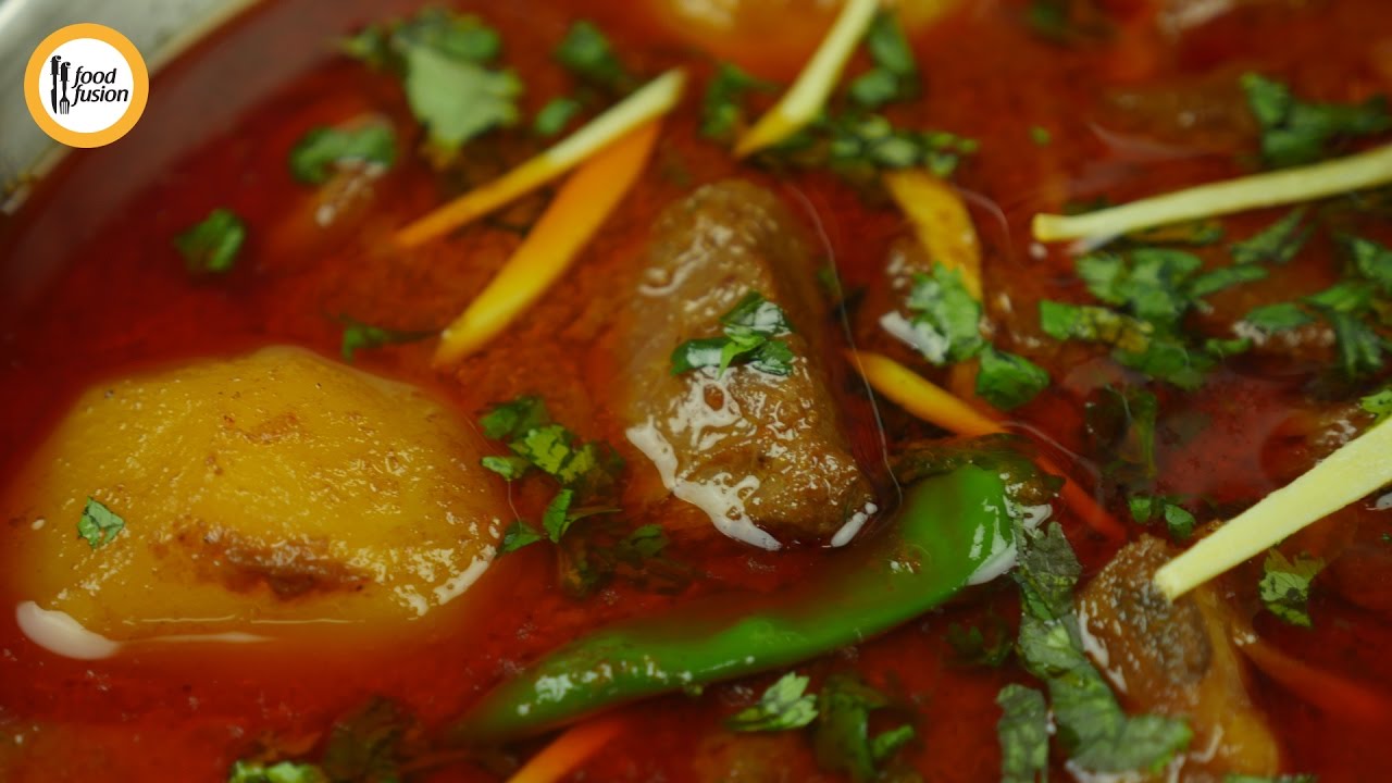 Aloo Ghosht (Delhi Style)  Recipe By Food Fusion