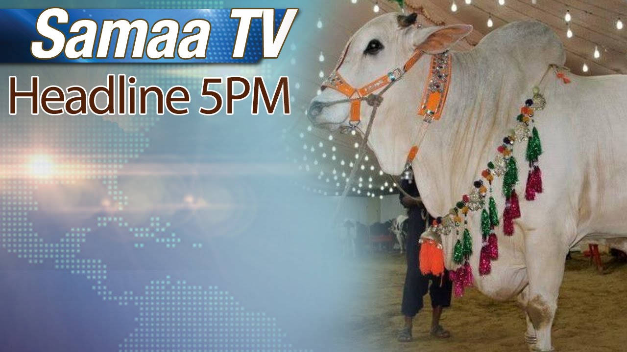 Samaa Headlines | 5 PM | 29 Aug 2016