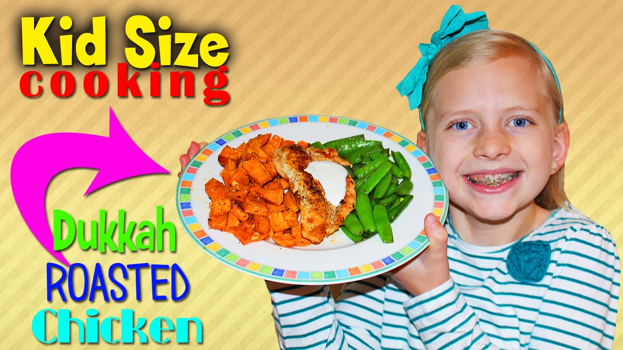 Kid Size Cooking: Dukkah Roasted Chicken