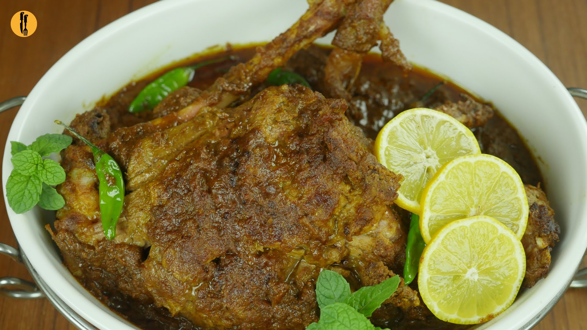 Masala Mutton Leg Roast Recipe By Food Fusion (Eid Recipe)