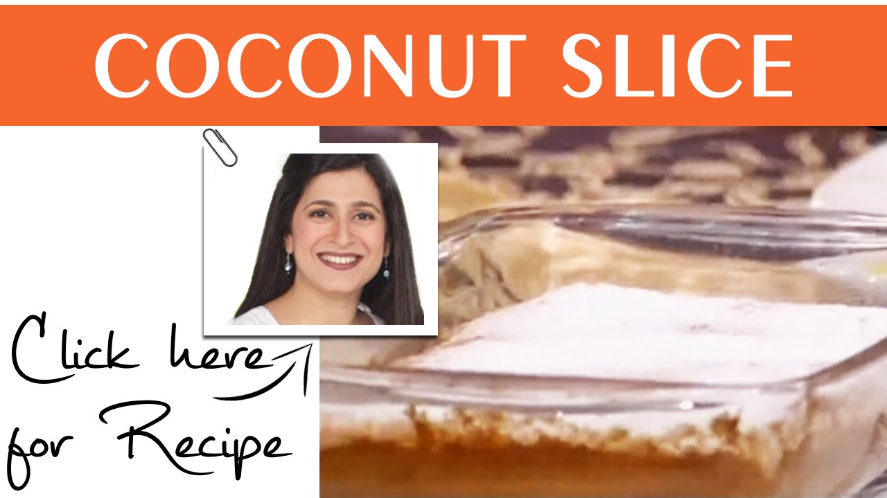Food Diaries Recipe Coconut Slice by Chef Zarnak Sidhwa Masala TV 19 July 2016