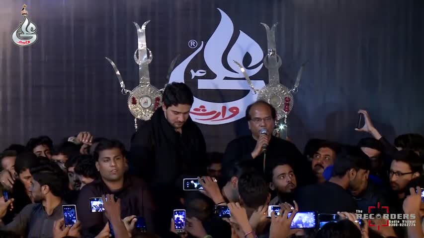 Farhan Ali Waris Live Noha Khwani At Farhan Ali Waris Shab-e-Bedari 17th Moharram 2015