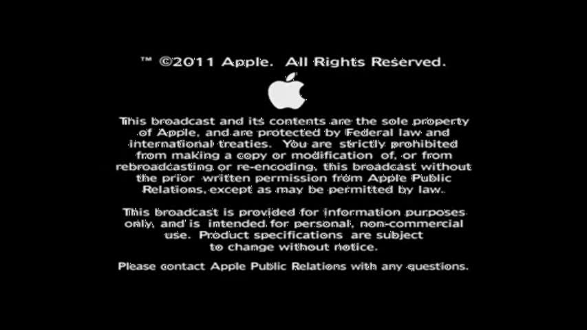 Apple  2011 WWDC Keynote Address part 1