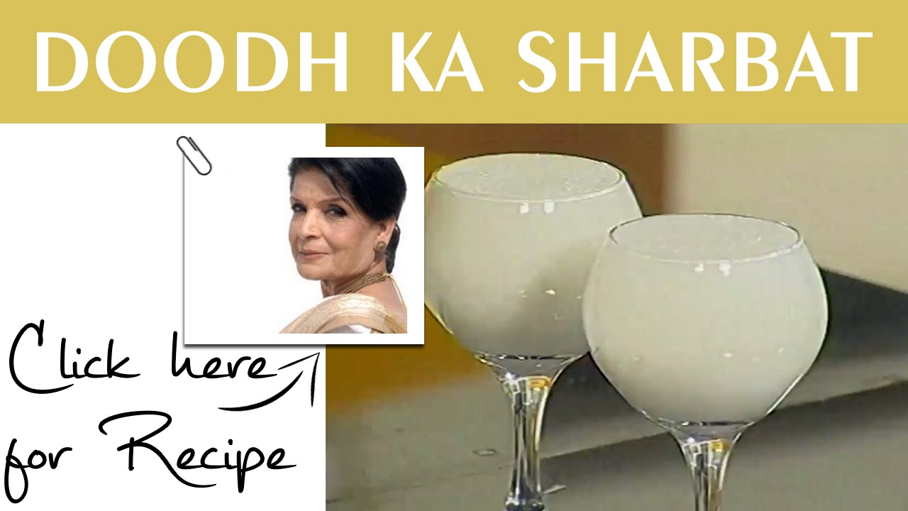 Handi Recipe Doodh Ka Sharbat by Chef Zubaida Tariq Masala TV 21 September 2016