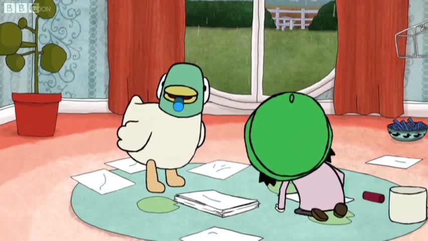 Sarah and Duck Episode 11 - Umbrella and the Rain