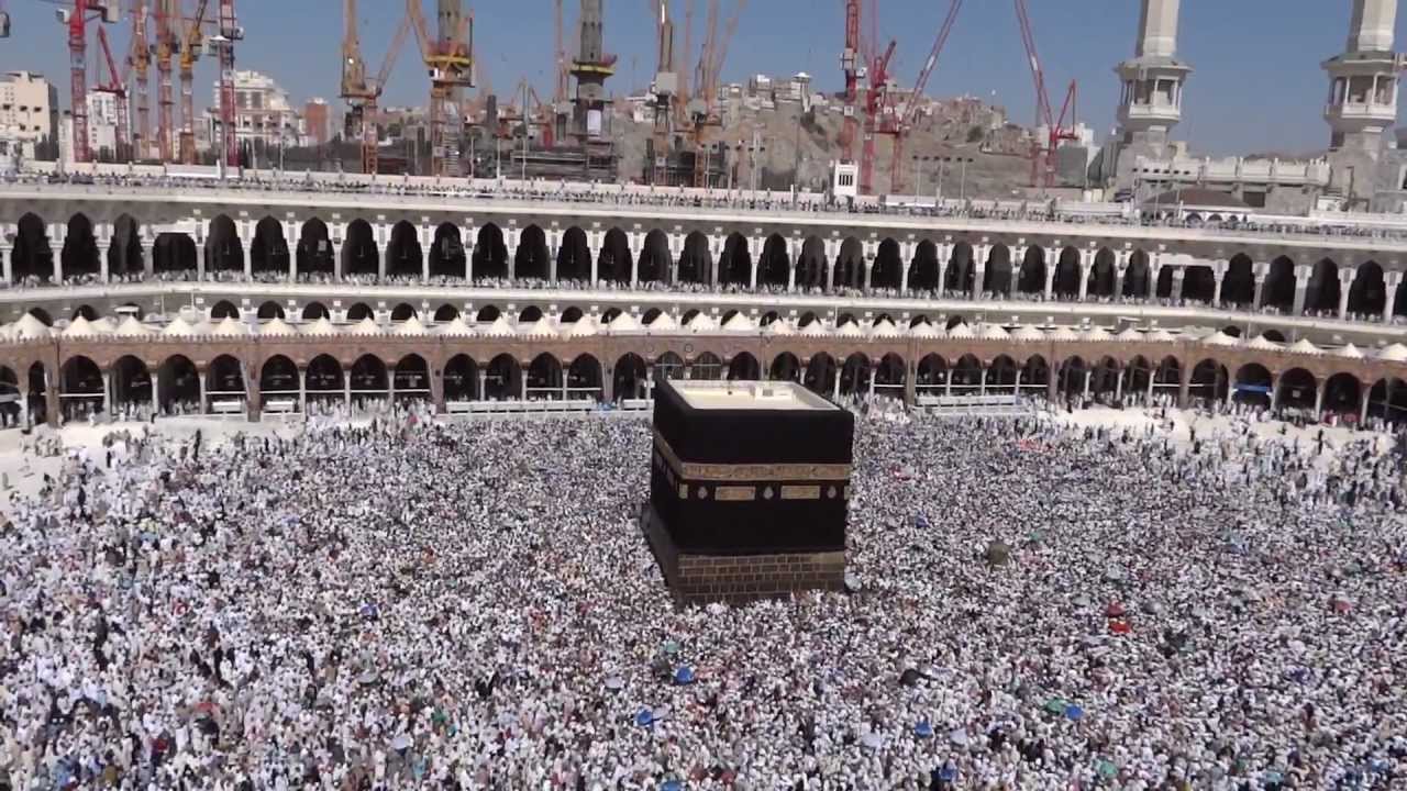 MASJID AL HARRAM after changing ghilaf kaba 