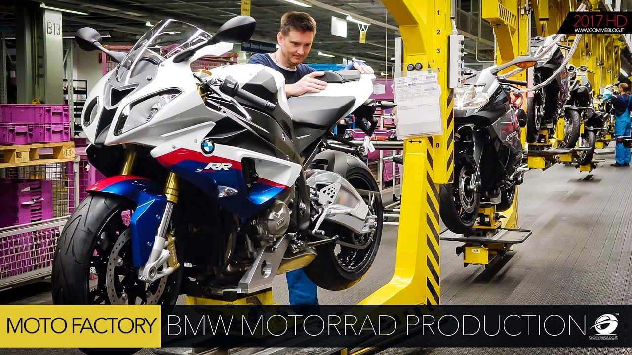 HOW IT'S MADE: How To do a BMW Motorcycles. Production MOTORCYCLE FACTORY