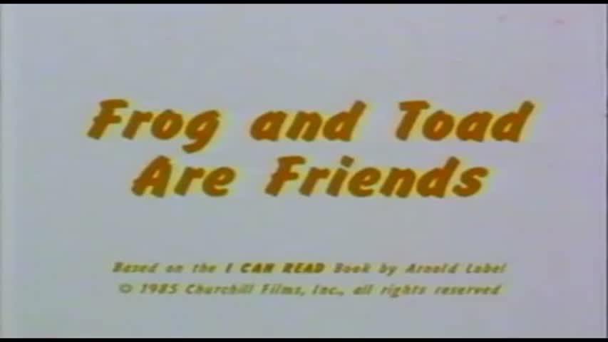 Frog and Toad Are Friends 