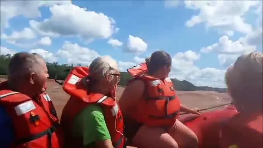 Tidal Bore Rafting in Nova Scotia - Extreme Tides 2014