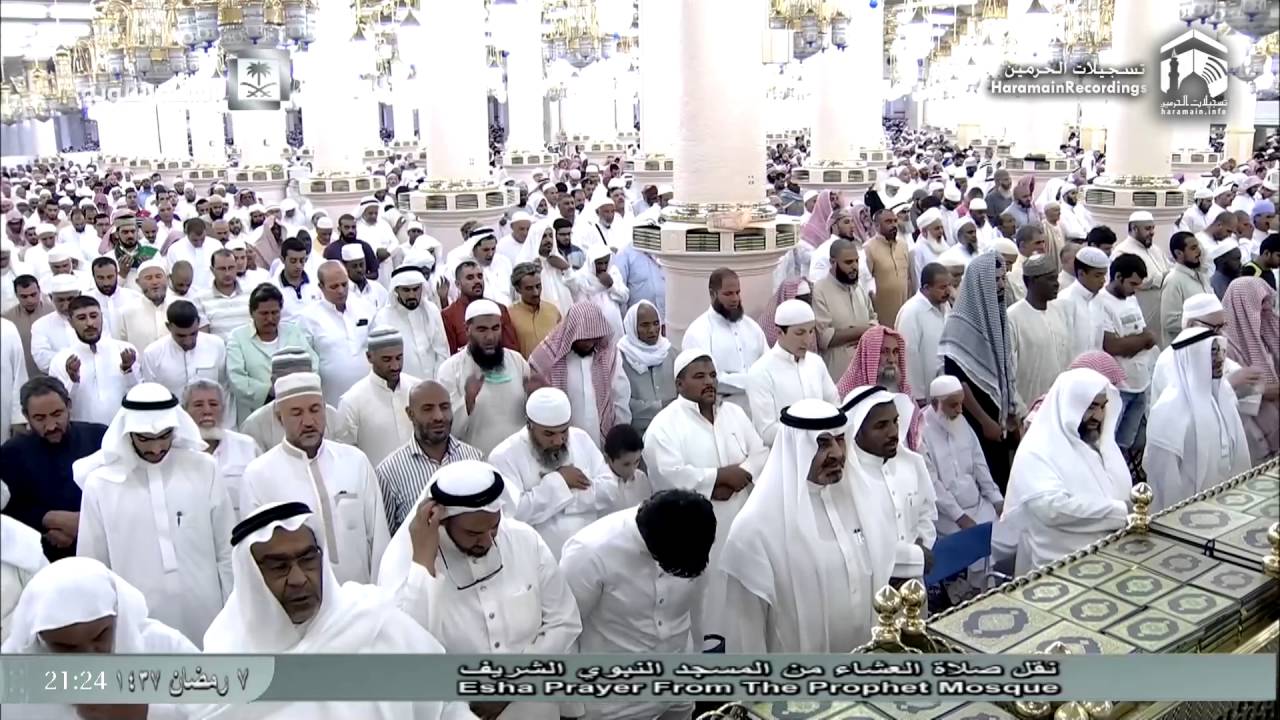 8th Ramadan 1437 Madeenah 'Isha Sheikh Ale Sheikh