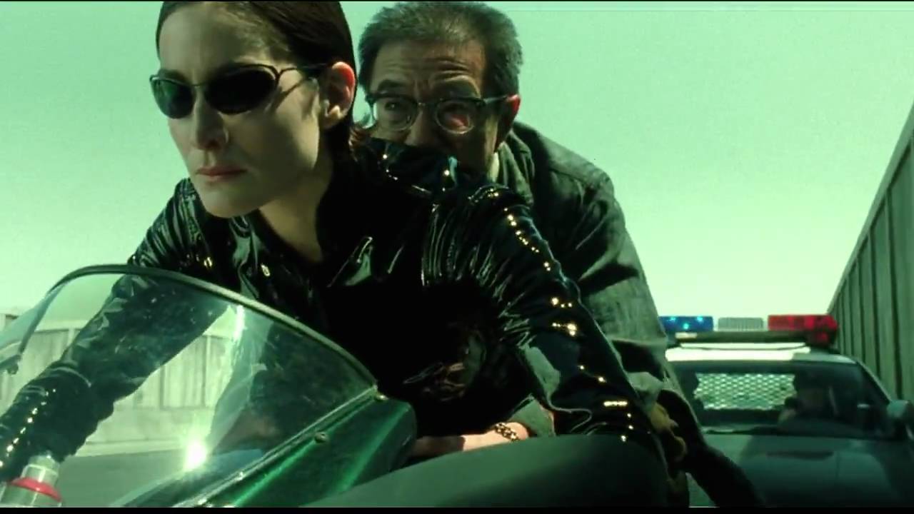 The Matrix Reloaded: Trinity on Ducati 996