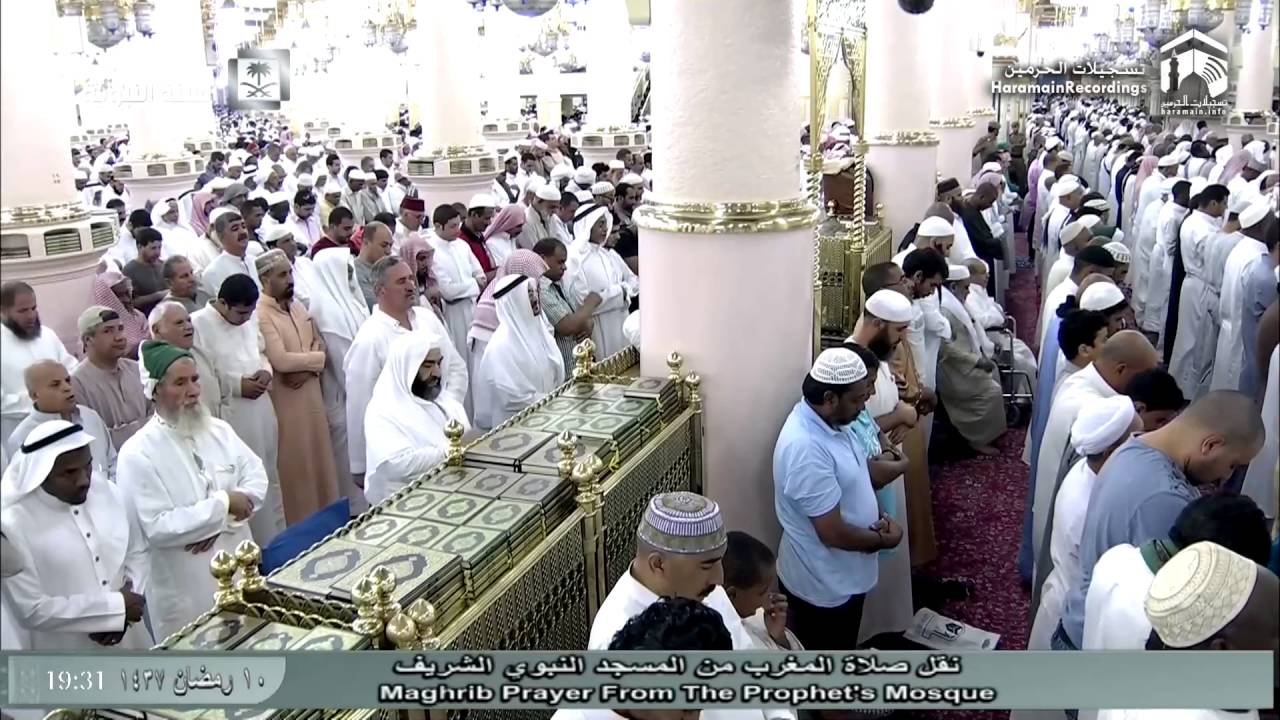 11th Ramadan 1437 Madeenah Maghrib Sheikh Qaasim