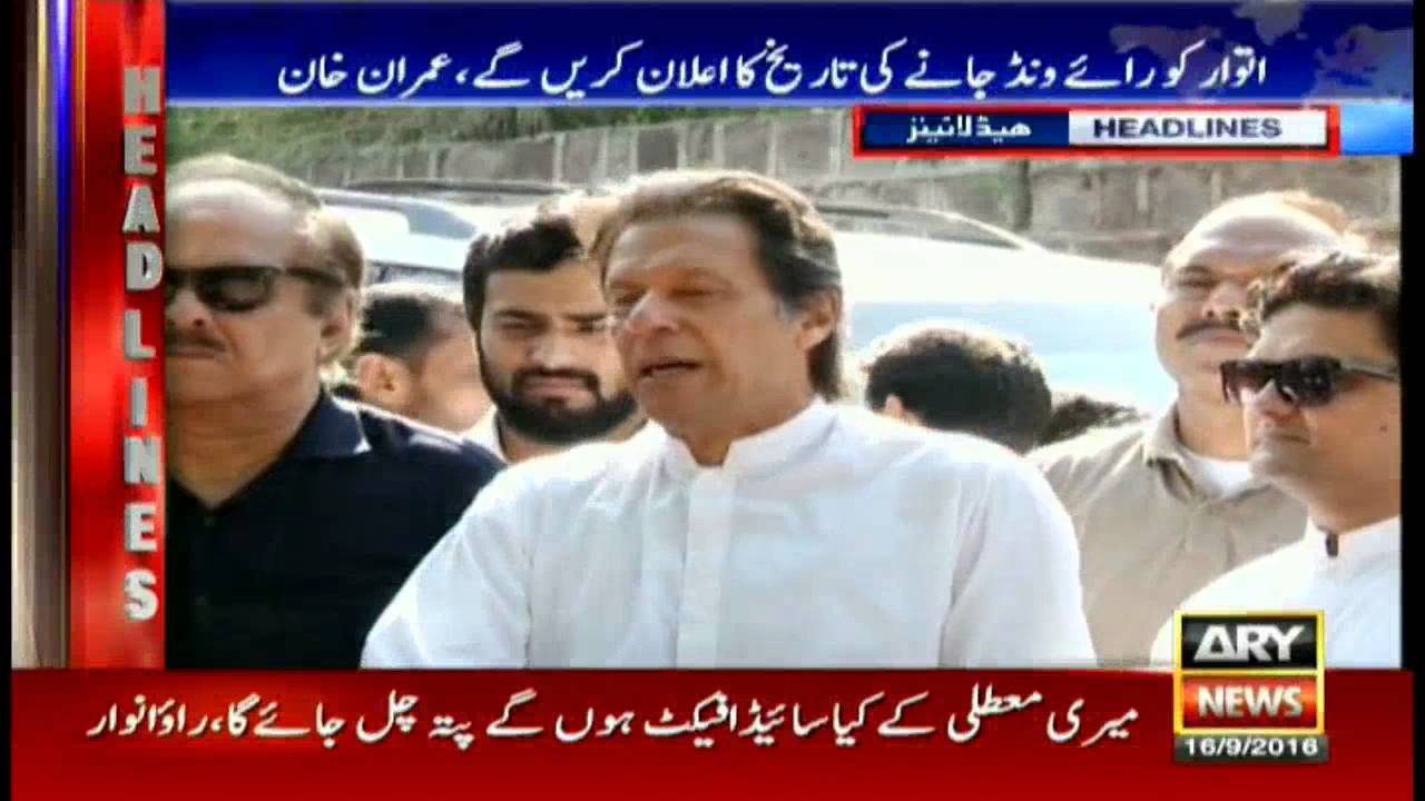 Headlines 1900 16th September 2016