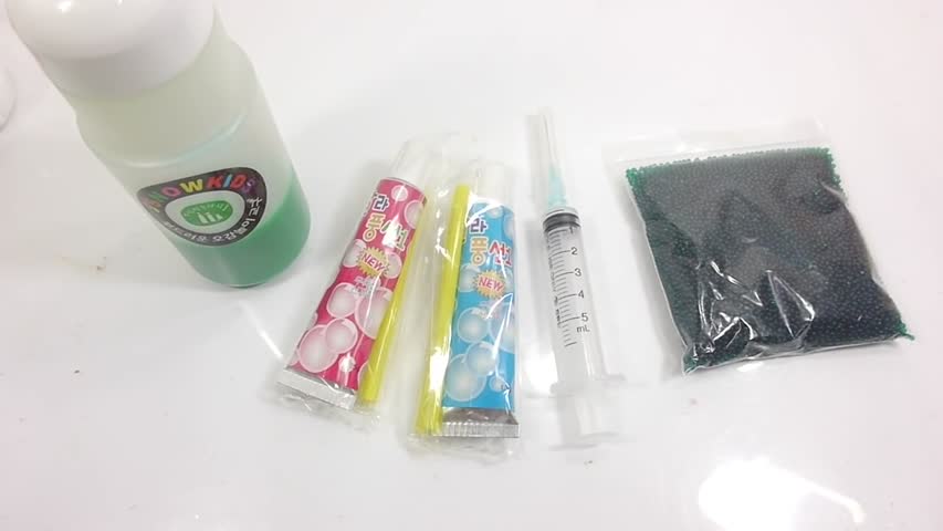 DIY Syringe How To Make 'Colors Bubble Orbeez Slime Glue Water Balloons' Learn Colors Slime Poop