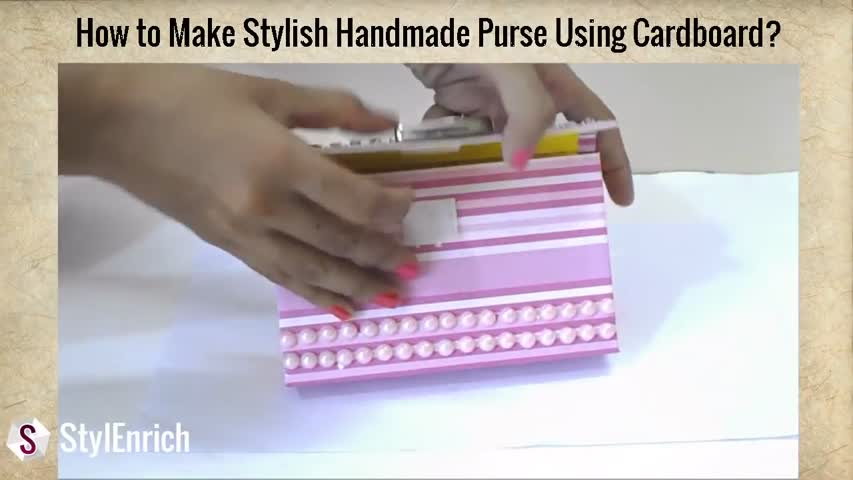 DIY Project - Cute Paper Purse Making Tutorial for Girls - Easy Paper Bag Clutch 