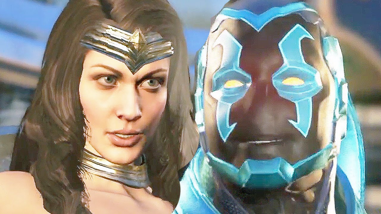 INJUSTICE 2 Blue Beetle Wonder Woman Trailer Gameplay 60FPS (PS4/XBOX ONE) 2016