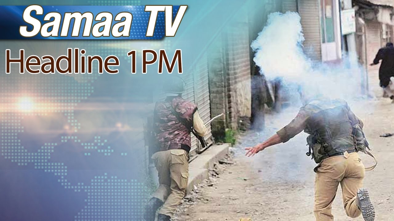 Samaa Headlines | 1 PM | 06 Oct 2016