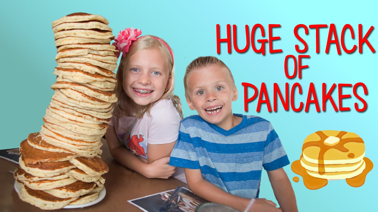 GIANT PANCAKE STACK!!