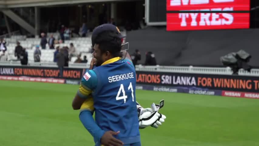 Sri Lanka victory reaction against India 8-6-2017