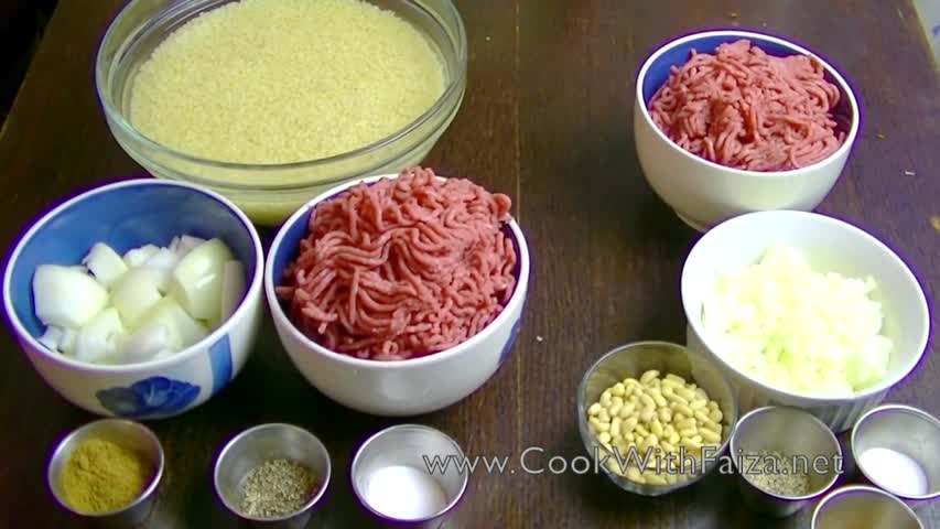 KIBBEH (Kibe) *COOK WITH FAIZA*