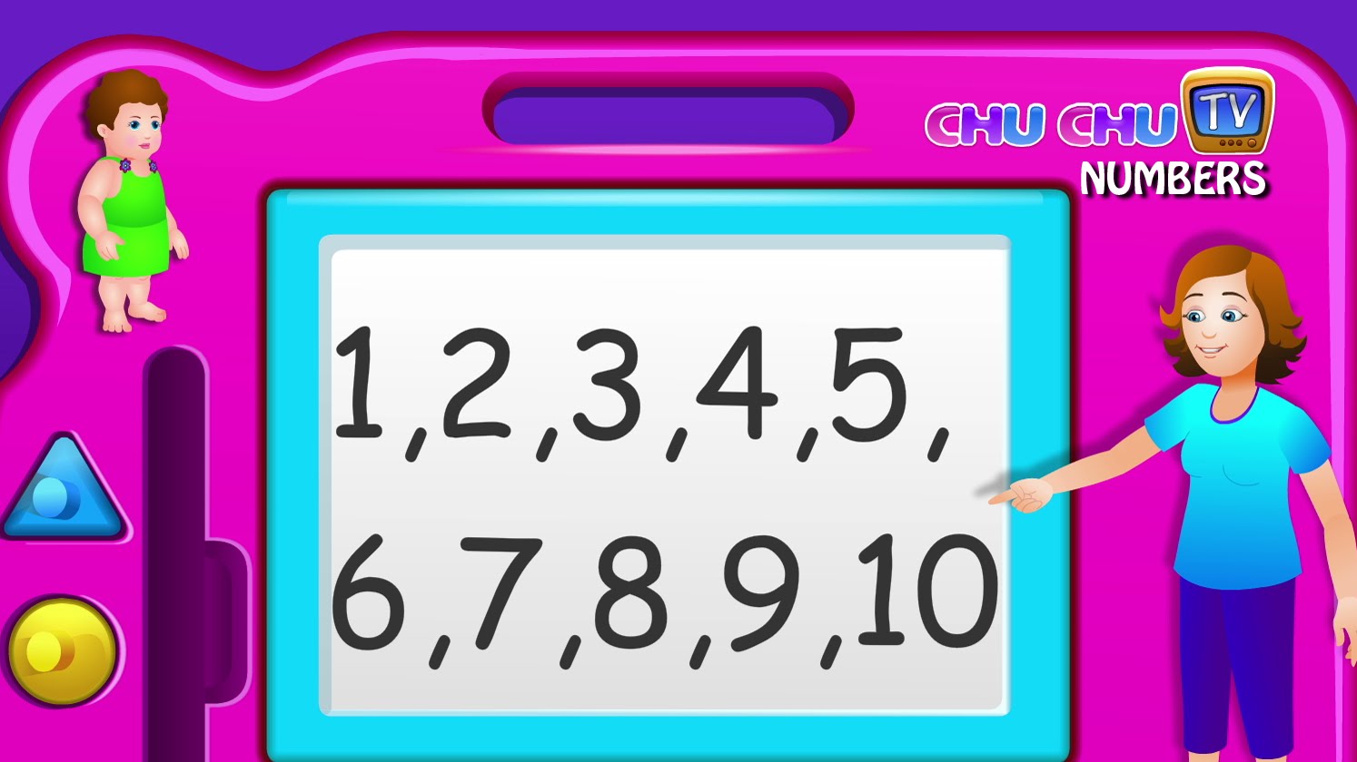 ChuChu TV Numbers Song - NEW Short Version - Number Rhymes For Children