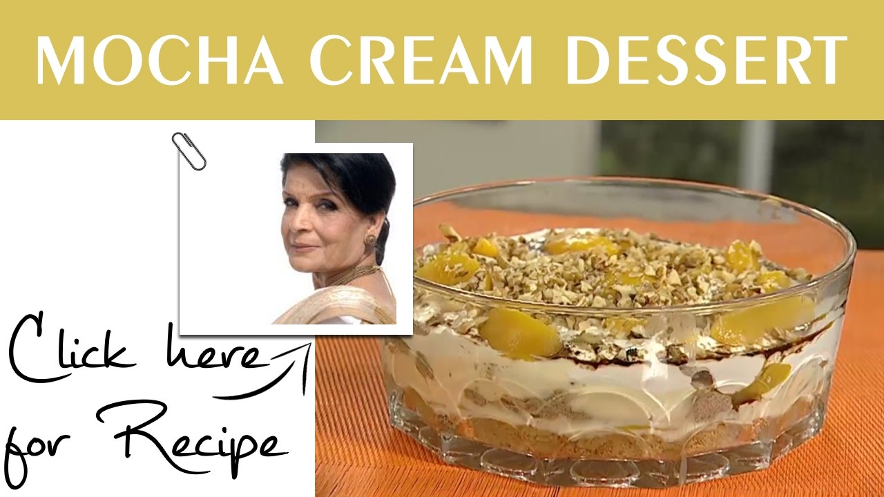 Handi Recipe Mocha Cream Dessert by Chef Zubaida Tariq Masala TV 4 November 2016