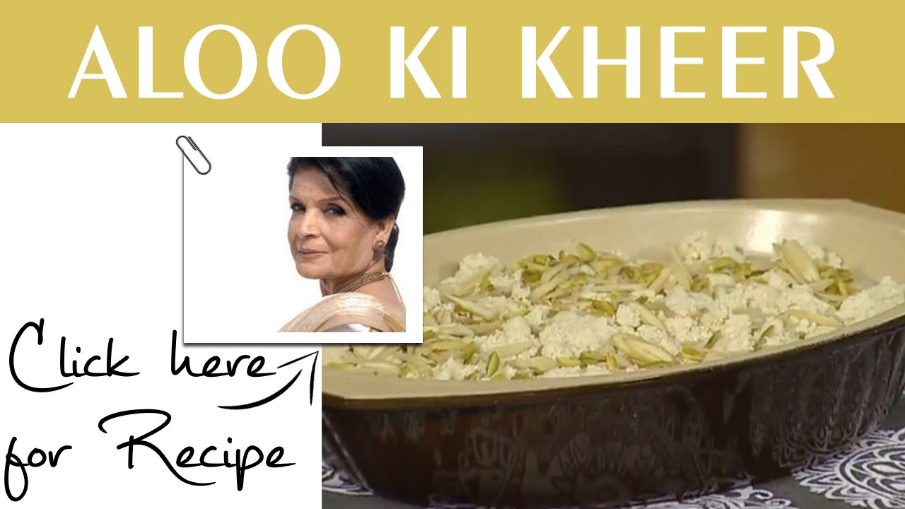 Handi Recipe Aalo Ki Kheer by Chef Zubaida Tariq Masala TV 14 October 2016