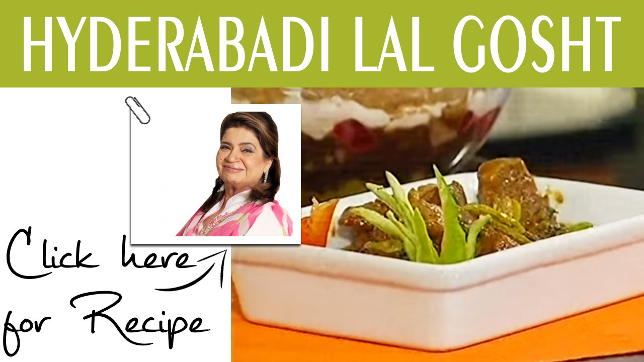 Masala Mornings Recipe Hyderabadi Lal Gosht by Chef Shireen Anwar Masala TV 11 August 2016