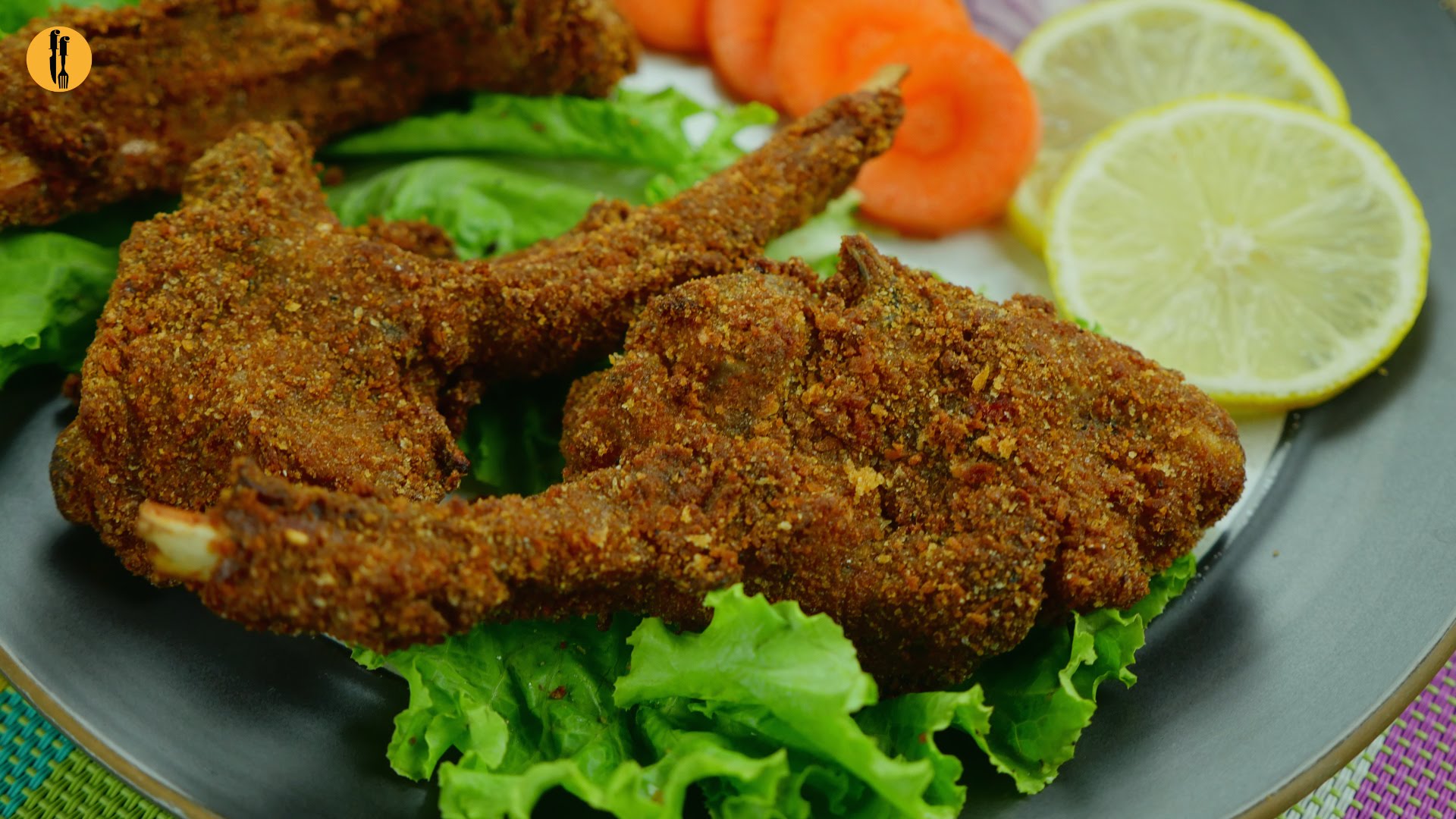 Fried Mutton/Lamb Chops Recipe By Food Fusion
