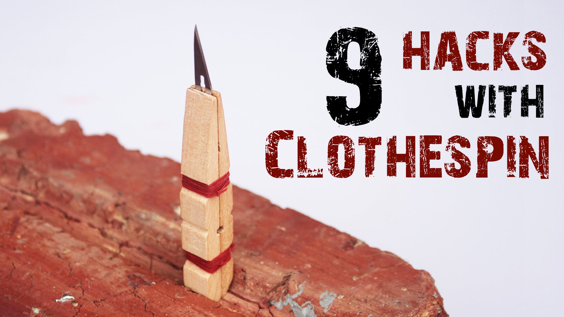 9 LIFE HACKS WITH CLOTHESPIN