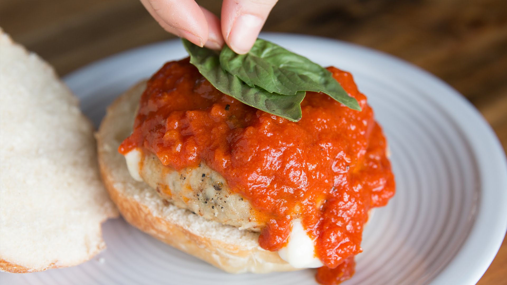 Cheesy Chicken Parmesan Burger
