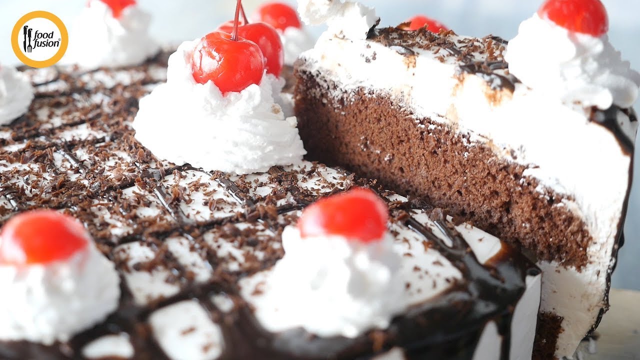 Black Forest Cake Recipe by Food Fusion