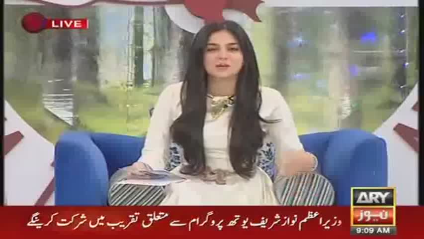The Morning Show With Sanam Baloch 20 August 2016