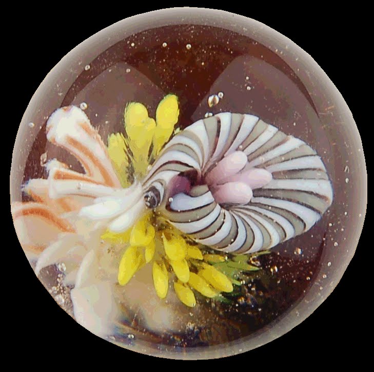 Making an Implosion Marble in Soft Glass