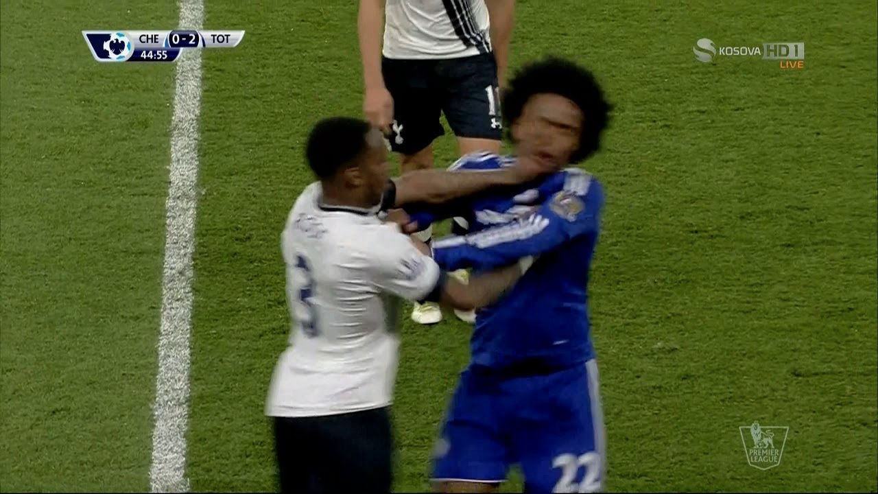 Dirty Side: Chelsea vs Tottenham 2016 -  Fights and Fouls