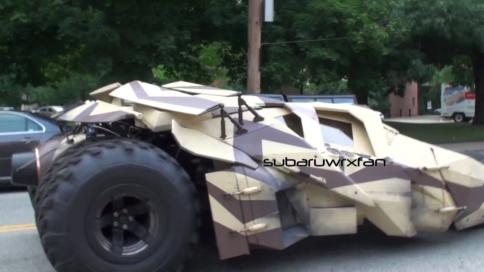 3 Tumblers (Batmobile) DRIVING On The Streets!!!