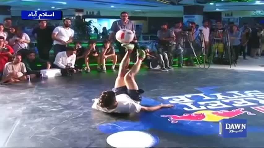 Freestyle football competition in Islamabad
