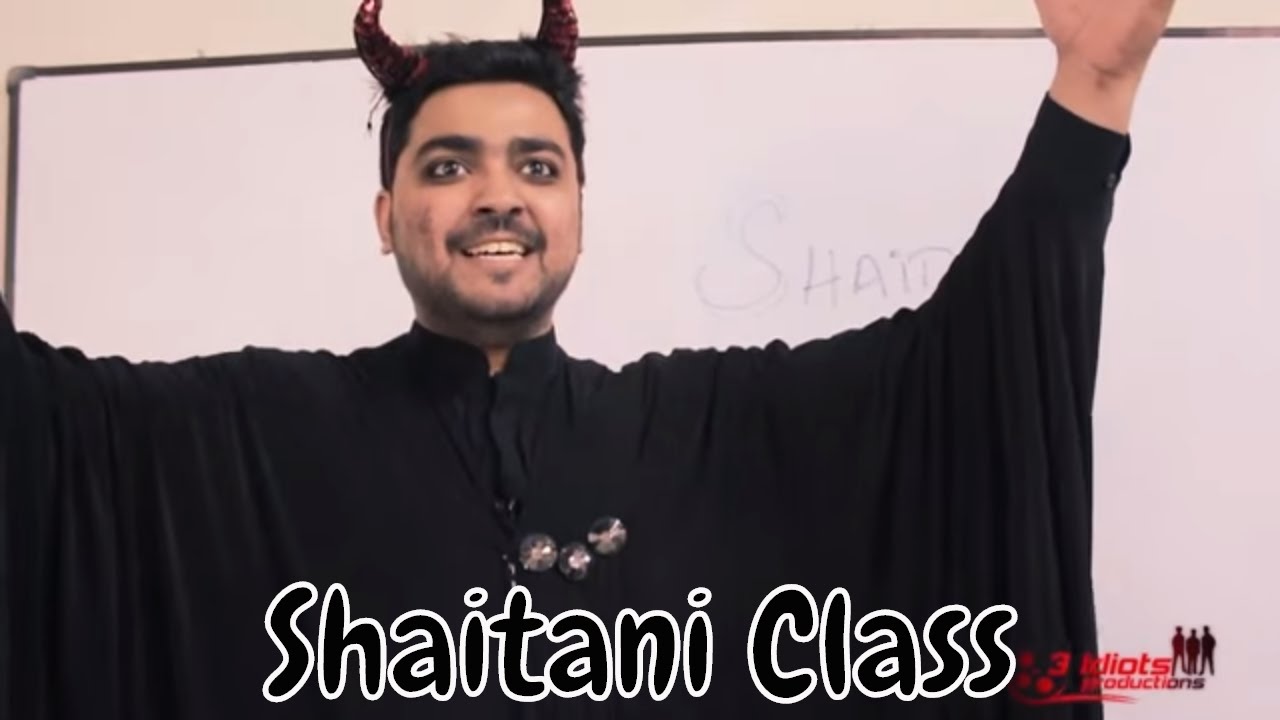 Shaitani Class (Devil's Meeting) | 3 Idiotz Pakistan