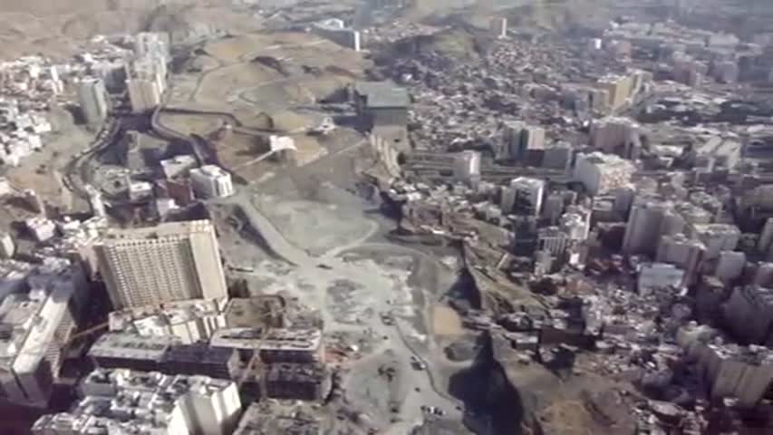 makkah day view on zamzam tower