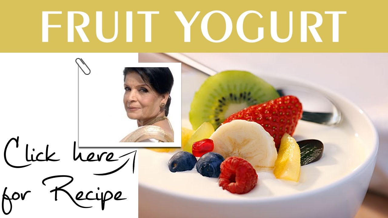 Handi Recipe Fruit Yogurt by Chef Zubaida Tariq Masala TV 21 October 2016