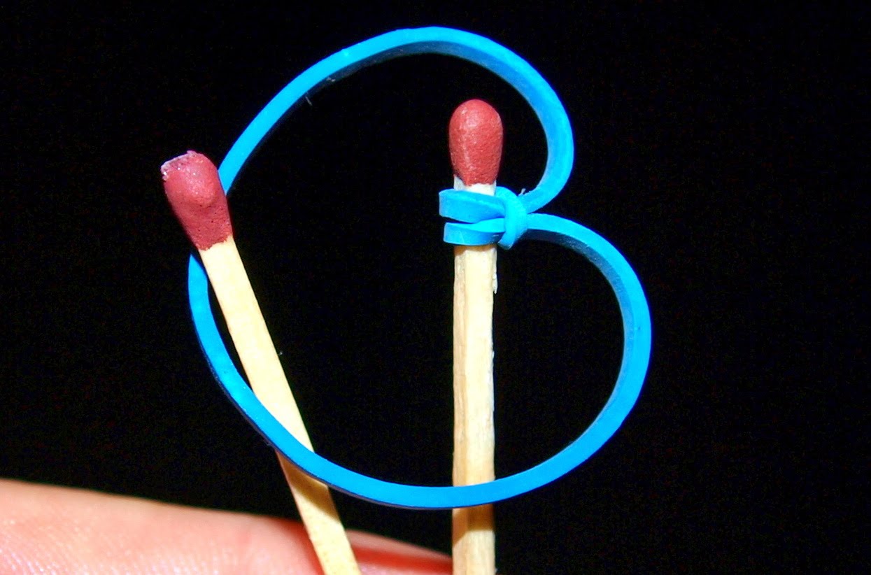 Life Hack How to Light a Match with a Simple Rubber