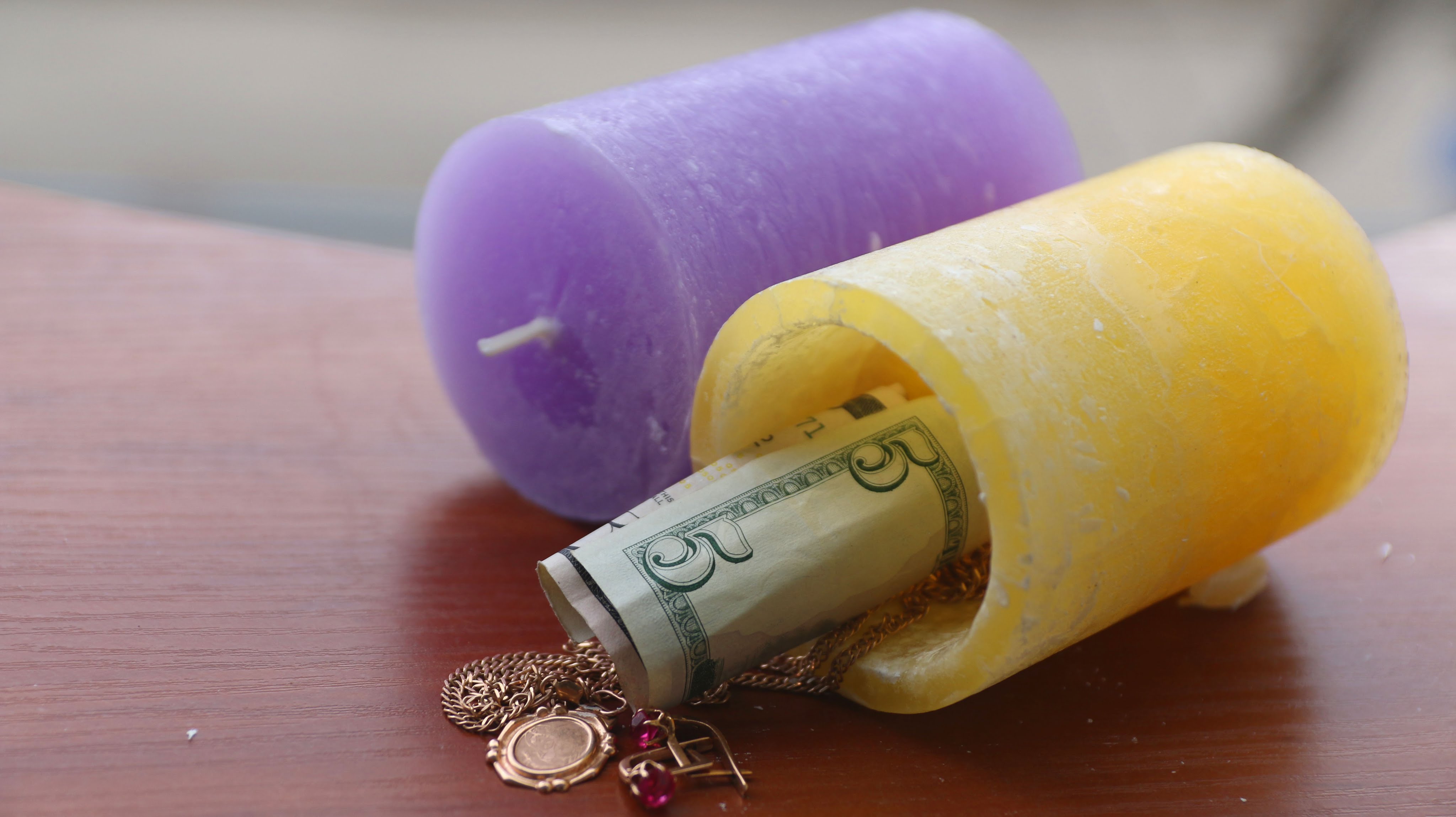 How to Make a Secret Candle Compartment