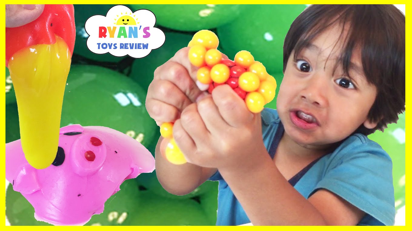 SQUISHY BALLS Mesh Slime Learn Colors and Animals Cut Open Squishy Splat Ball Toddlers and Kids Toys