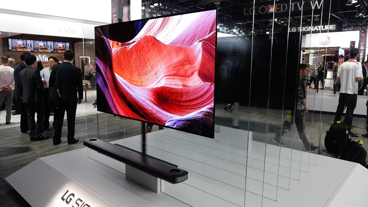 LG Wallpaper OLED TV with Dolby Vision and Atmos at CES