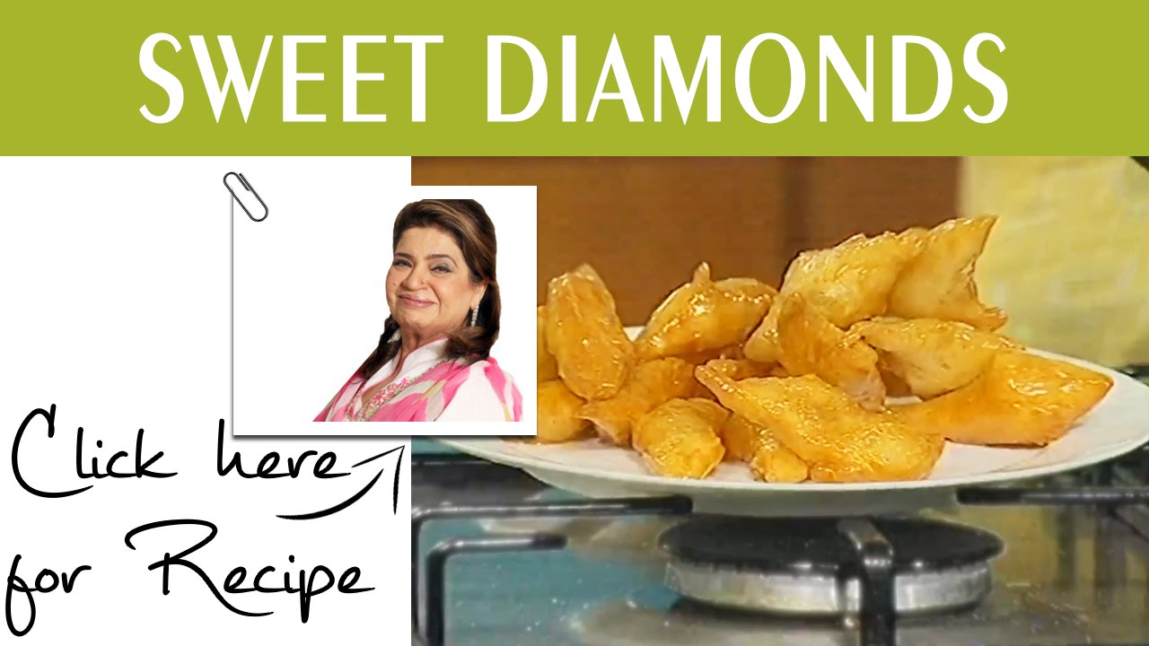 Masala Mornings Recipe Sweet Diamonds by Chef Shireen Anwar Masala TV 31 August 2016