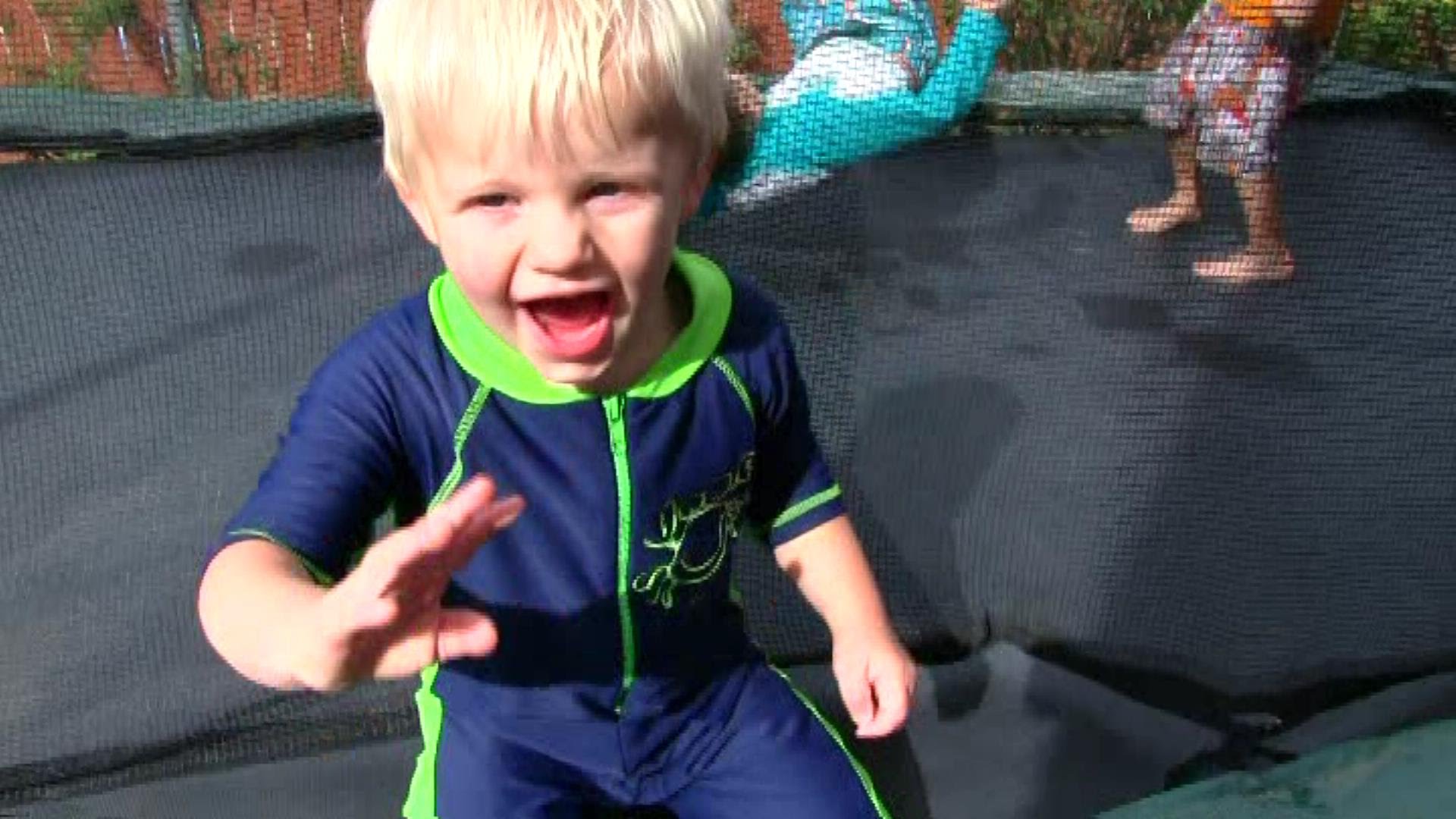 Michael FLIPS on the Trampoline!!