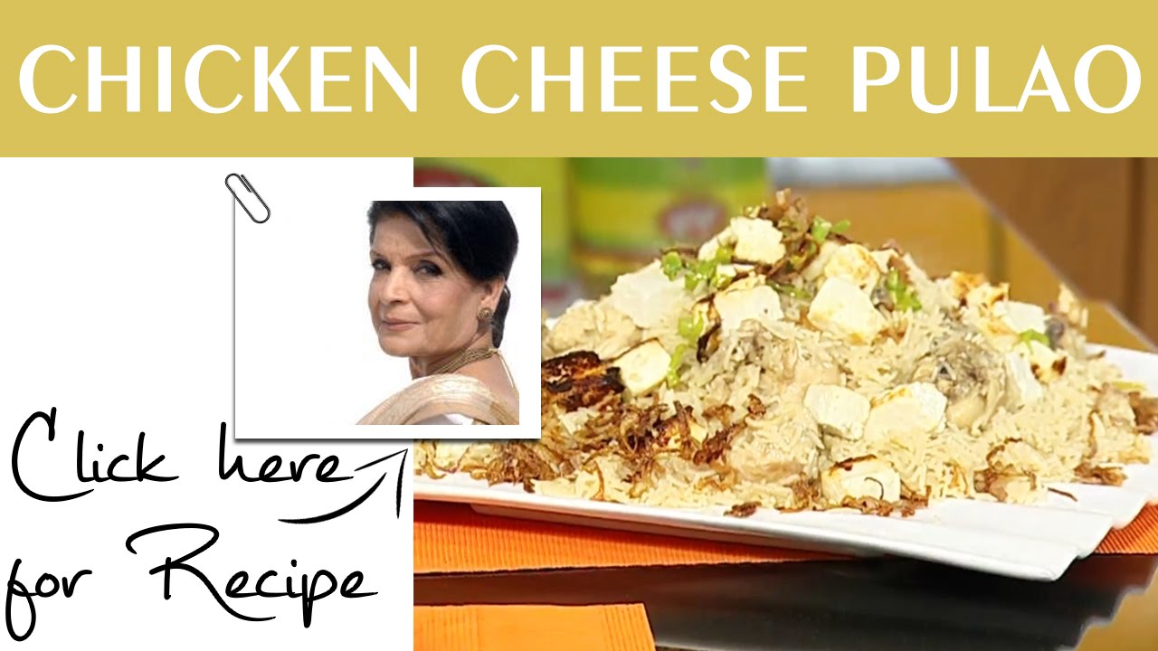Handi Recipe Chicken Cheese Pulao by Chef Zubaida Tariq Masala TV 24 August 2016